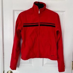 Vintage Nike Zip Up Jacket Red XSmall